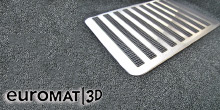 Коврики в салон Euromat 3D Lux серые E113027