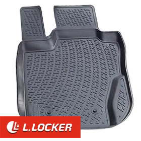 Коврики под передние сидения L.Locker Стандарт черные L412785