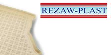 Коврики в салон Rezawplast с бортом, бежевые R89269